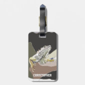 Iguana Bagagelabel (Achterkant verticaal)