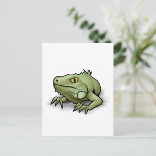Iguana Briefkaart (Staand voorkant)