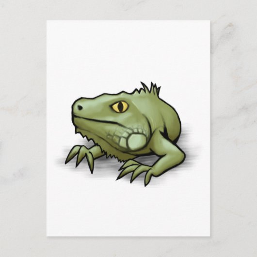 Iguana Briefkaart (Voorkant)