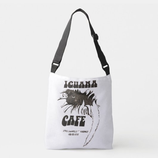 Iguana Cafe Crossbody Tas (Voorkant)