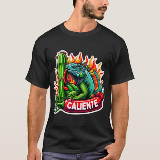 IGUANA CALIENTE 7 T-SHIRT (Voorkant)