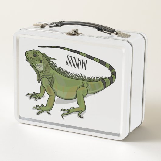 Iguana cartoon illustratie (Voorkant)