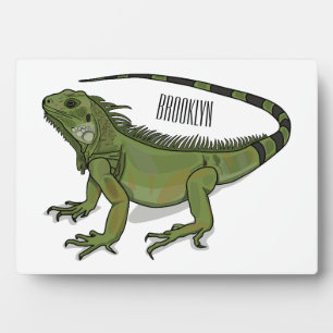 Iguana cartoon illustratie fotoplaat