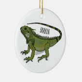 Iguana cartoon illustratie keramisch ornament (Rechts)