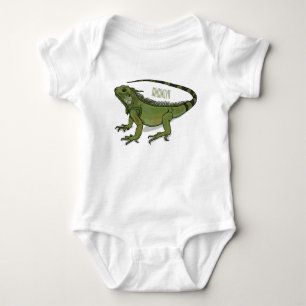 Iguana cartoon illustratie romper