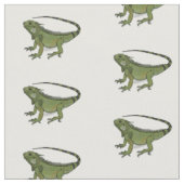 Iguana cartoon illustratie stof (Close Up)