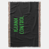 Iguana Control - Lover Pet Iguana Gift Deken (Voorkant Verticaal)