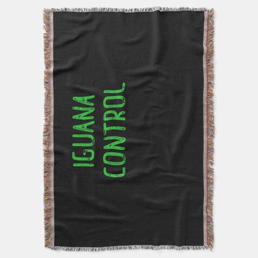 Iguana Control - Lover Pet Iguana Gift Deken (Voorkant Verticaal)