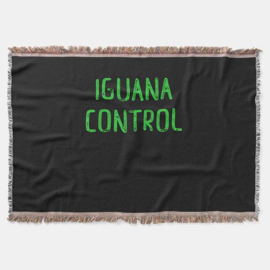 Iguana Control - Lover Pet Iguana Gift Deken (Voorkant)