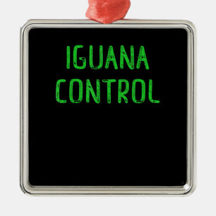 Iguana Control - Lover Pet Iguana Gift Metalen Ornament