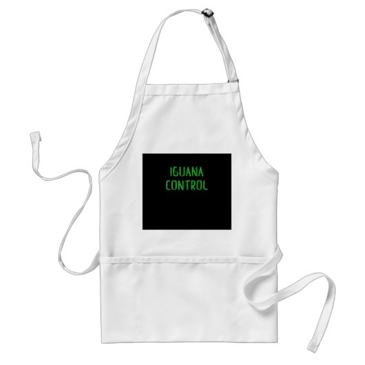 Iguana Control - Lover Pet Iguana Gift Standaard Schort (Voorkant)