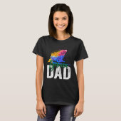 Iguana Dad Reptiles Pet Reptile Owner Graphic T-shirt (Voorkant volledig)