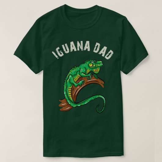 Iguana Dad T-shirt (Design voorkant)