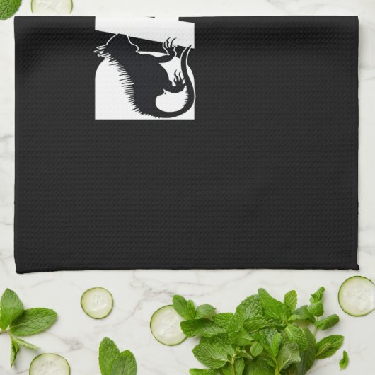 Iguana Dad Theedoek (Gevouwen)