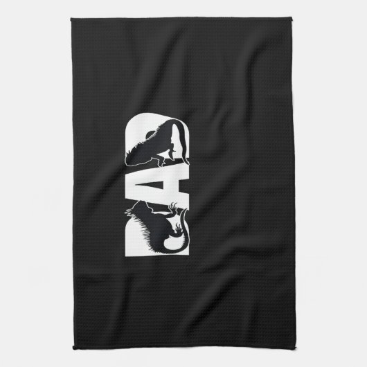 Iguana Dad Theedoek (Verticaal)