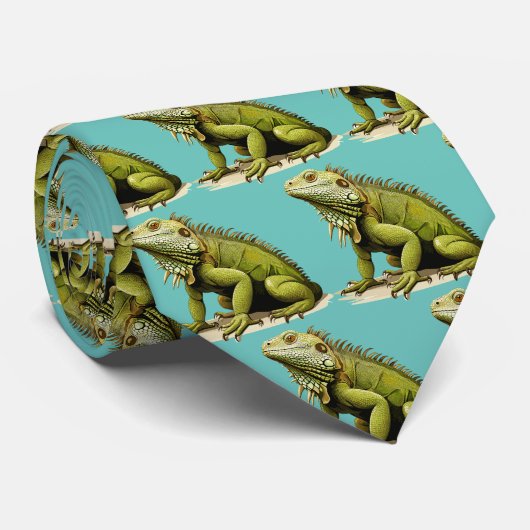 Iguana Daddy stropdas (Opgerold)