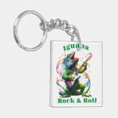 Iguana Dweller Rock & Roll Sleutelhanger (Voorkant Links)