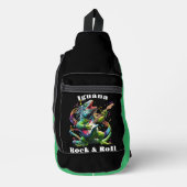 Iguana Dweller Rock & Roll Sling Bag (Voorkant)