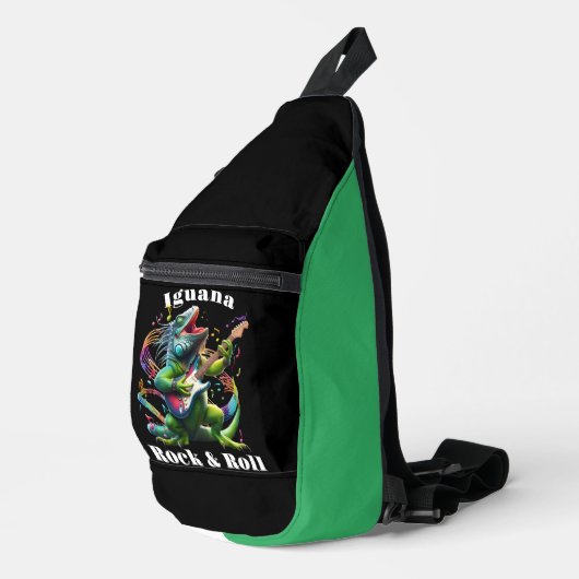 Iguana Dweller Rock & Roll Sling Bag (Rechterhoek)