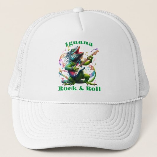 Iguana Dweller Rock & Roll Trucker Pet (Voorkant)
