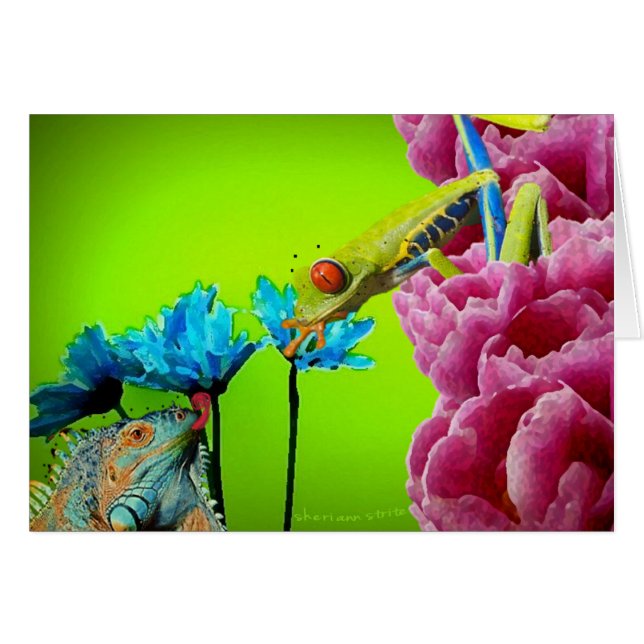 Iguana en Frog (Voorkant Horizontaal)