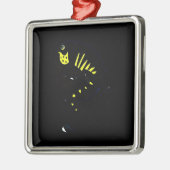 Iguana Facts Metalen Ornament (Links)