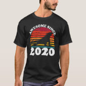 Iguana Geweldige sinds 2020 2e verjaardag 2 jaar o T-shirt (Voorkant)