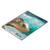 Iguana Golf (met gepersonaliseerde naam) Notitieboek (Linkerzijde)