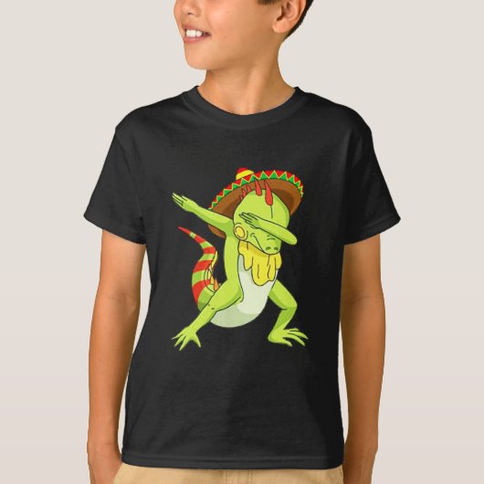 Iguana grappig t-shirt (Voorkant)