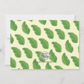 Iguana Hagedis Reptiel Verjaardag Uitnodiging (Achterkant)