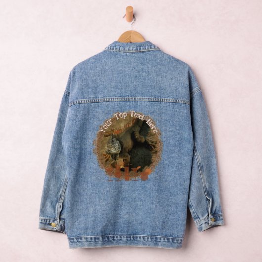 Iguana Happy Hour Cocktails 0768 Denim Jacket (Hangar)