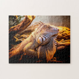 Iguana Head Close, Jigzaag Puzzle Legpuzzel