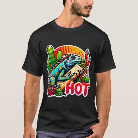 IGUANA HOT 2 T-SHIRT (Voorkant)