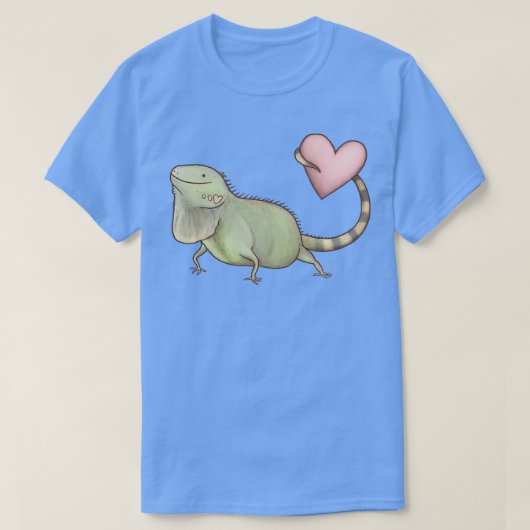 Iguana houdt van je 1 t-shirt (Design voorkant)