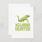 Iguana Hunter Bedankkaart (Voorkant / Achterkant)