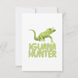 Iguana Hunter Bedankkaart