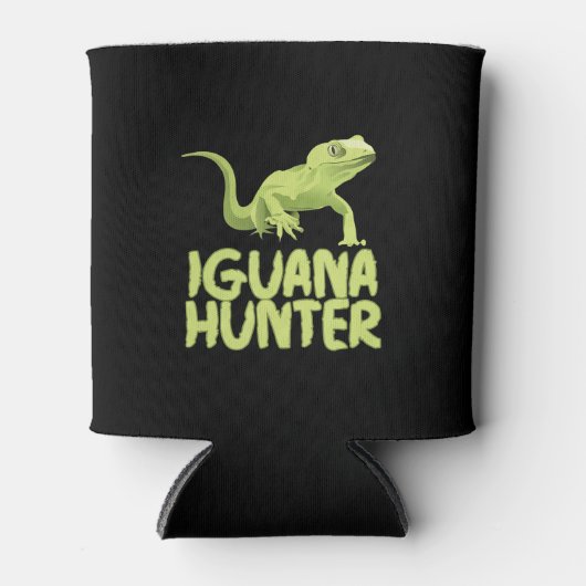Iguana Hunter - Funny Iguana Reptile Lizard Pet Blikjeskoeler (Voorkant)
