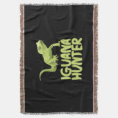 Iguana Hunter - Funny Iguana Reptile Lizard Pet Deken (Voorkant Verticaal)