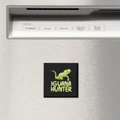 Iguana Hunter - Funny Iguana Reptile Lizard Pet Magneet (Insitu (Vaatwasser))