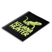 Iguana Hunter - Funny Iguana Reptile Lizard Pet Notitieboek (Linkerzijde)