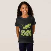 Iguana Hunter - Funny Iguana Reptile Lizard Pet T-shirt (Voorkant volledig)