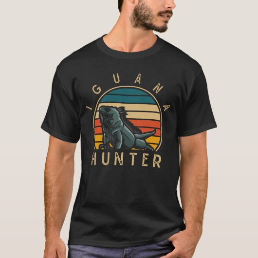  Iguana Hunter Funny Reptile Lover T-shirt (Voorkant)