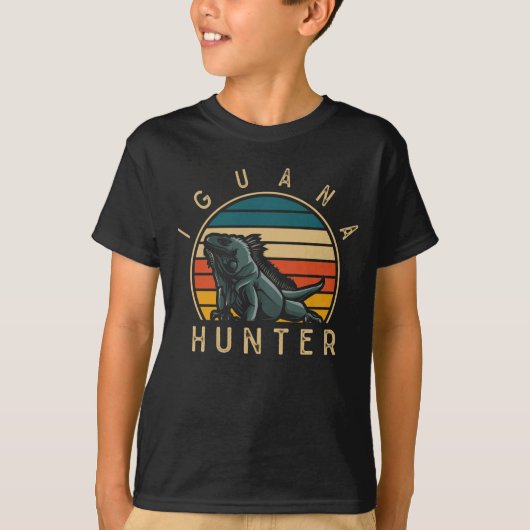  Iguana Hunter Funny Reptile Lover T-shirt (Voorkant)