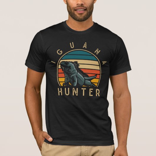  Iguana Hunter Funny Reptile Lover T-shirt (Voorkant)