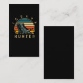  Iguana Hunter Funny Reptile Lover Visitekaartje (Voorkant / Achterkant)