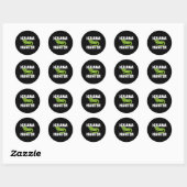 Iguana Hunter Reptile Lizard Hunting Ronde Sticker (Vel)