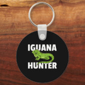 Iguana Hunter Reptile Lizard Hunting Sleutelhanger (Voorkant)