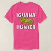 Iguana Hunter Reptile Lizard Hunting T-shirt (Design voorkant)