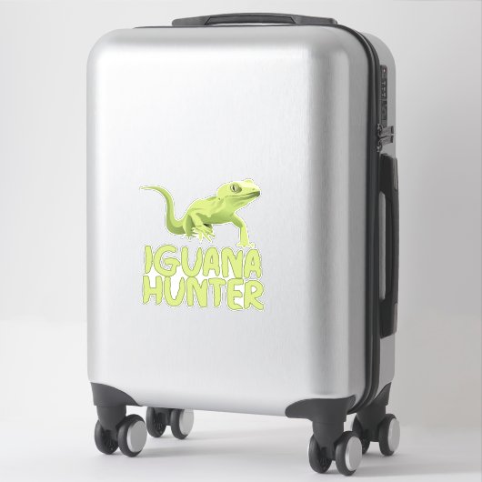 Iguana Hunter Sticker (Koffer)