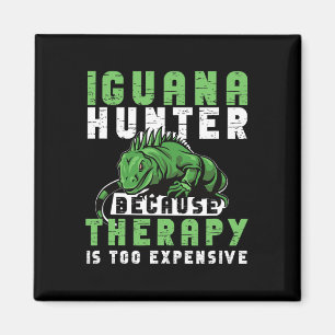 Iguana Hunting Design voor Iguana Hunter Magneet